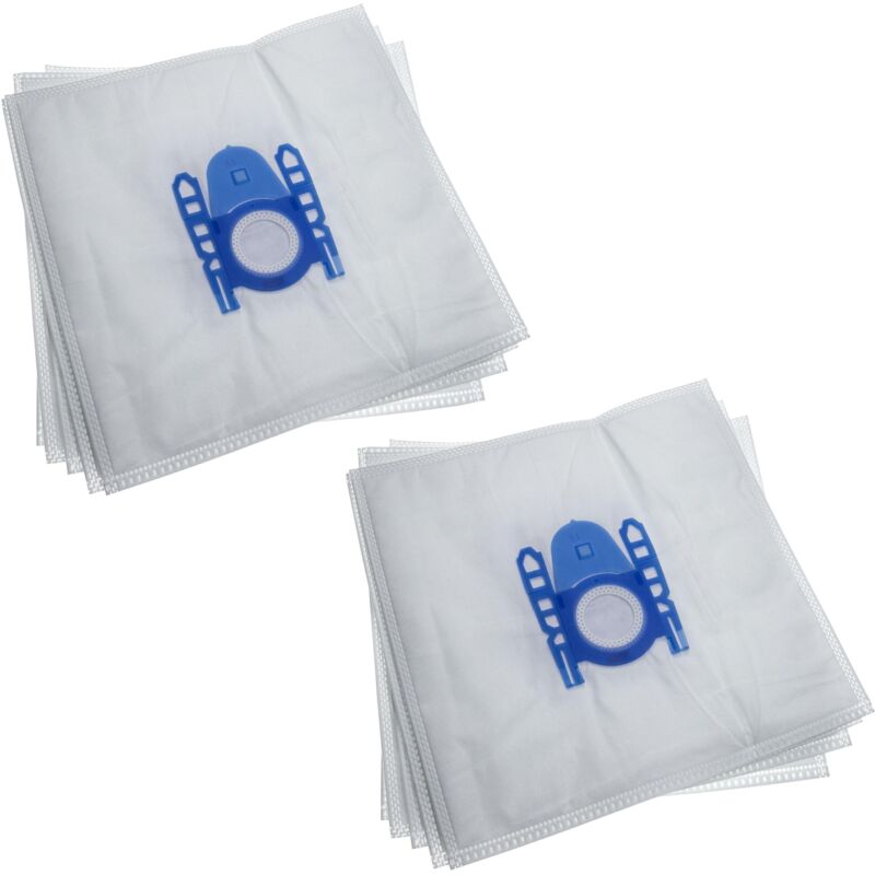 foto del prodotto vhbw 10x sacchetti compatibile con k rcher vc 5100, vc 5200, vc 5300 aspirapolvere in microfibra, typ f j, 30cm x 30cm, bianco