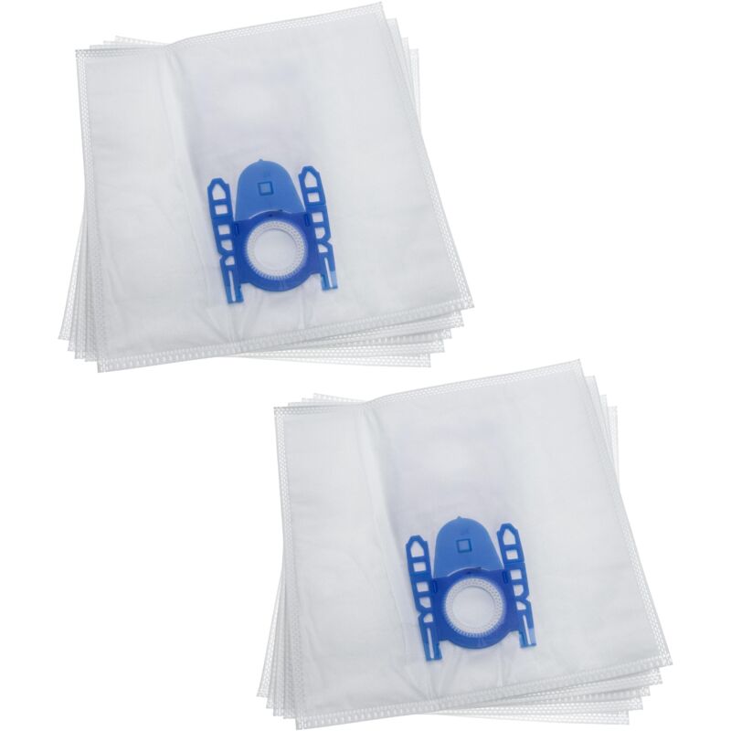 foto del prodotto vhbw 10x sacchetti compatibile con k rcher vc 5200, vc 5300, vc 6, vc 6000, vc 6100, vc 6150 aspirapolvere in microfibra, 29,8cm x 30cm, bianco