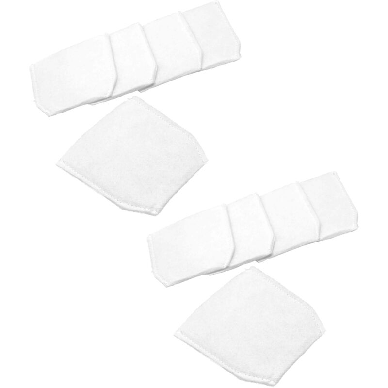 foto del prodotto vhbw 10x sacchetti compatibile con makita bcl180 aspirapolvere in microfibra, bianco