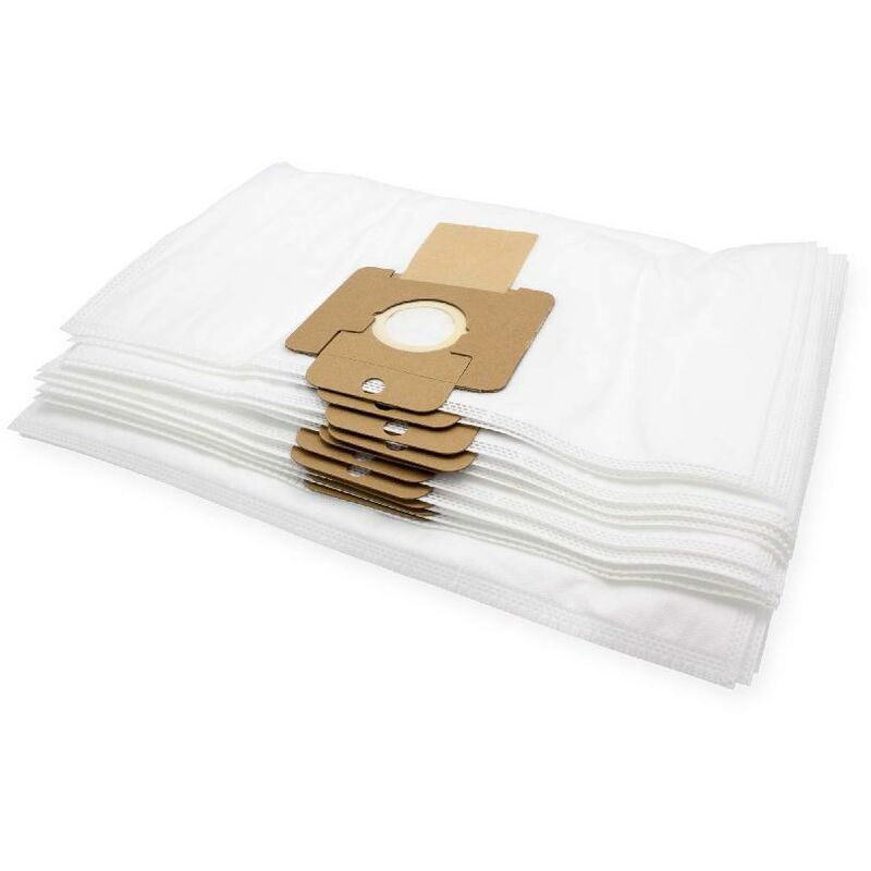 foto del prodotto vhbw 10x sacchetti compatibile con nilfisk d 120 aspirapolvere in microfibra, bianco