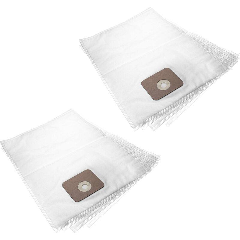 foto del prodotto vhbw 10x sacchetti compatibile con nilfisk multi 20, 20 cr, 20 cr eu, 20 inox, 20 t, 20 t inox, 30 inox, 30 t aspirapolvere in microfibra, bianco