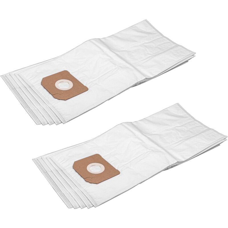 foto del prodotto vhbw 10x sacchetti compatibile con w rth iss 35 s, iss 45 m iss 55 s aspirapolvere in microfibra, bianco