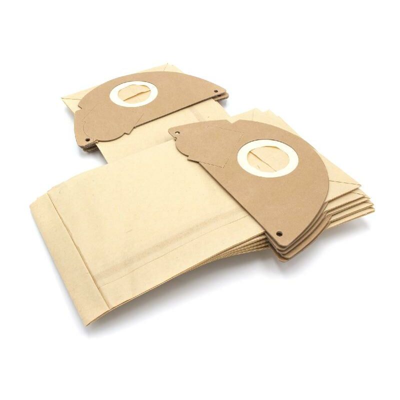 foto del prodotto vhbw 10x sacchetti sostituisce k rcher 6.904 164, 6.904 167 per aspirapolvere in carta, marrone