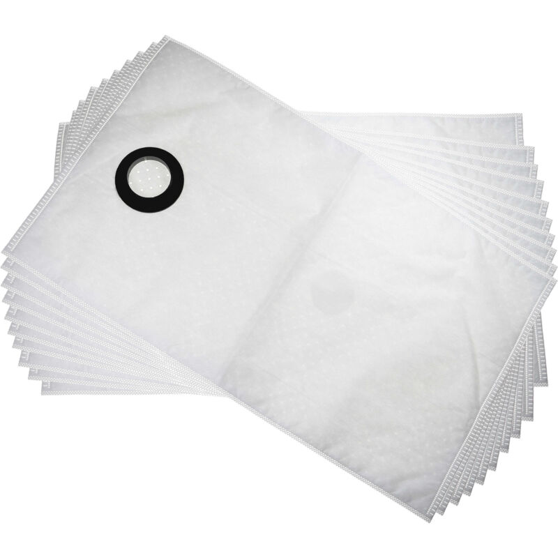 foto del prodotto vhbw 10x sacchetti sostituisce makita 83132b8i per aspirapolvere in microfibra, bianco