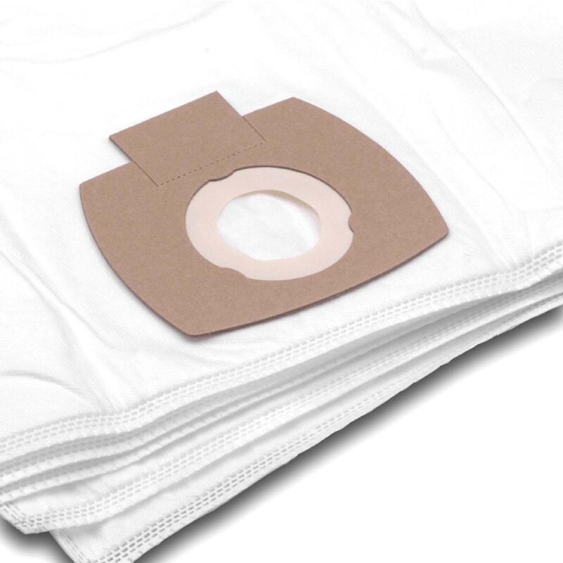 foto del prodotto vhbw 10x sacchetti sostituisce makita p 72899 per aspirapolvere in microfibra, bianco