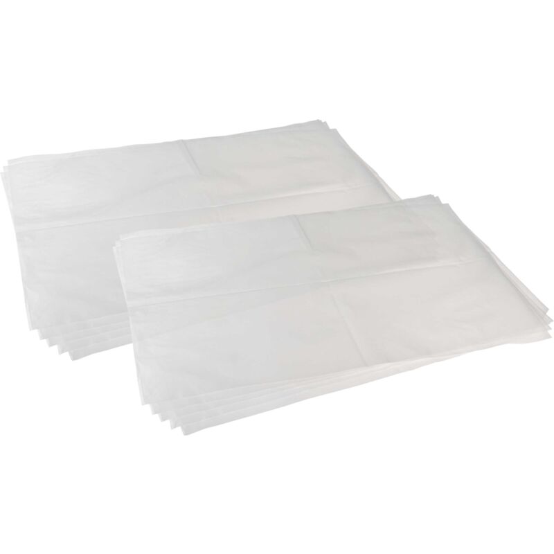 foto del prodotto vhbw 10x sacchetto compatibile con bosch gas 15 ps aspirapolvere plastica, 66cm x 40cm trasparente