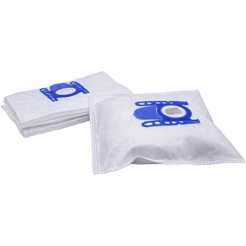 foto del prodotto vhbw 10x sacchetto compatibile con bosch move bsglmove1, bsglmove2, bsglmove3 aspirapolvere in microfibra, 27cm x 20cm, bianco blu