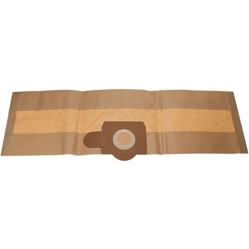 foto del prodotto vhbw 10x sacchetto compatibile con bosch pas 12 27 f, pas 12 27, pas 11 21 aspirapolvere 30cm x 30cm marrone