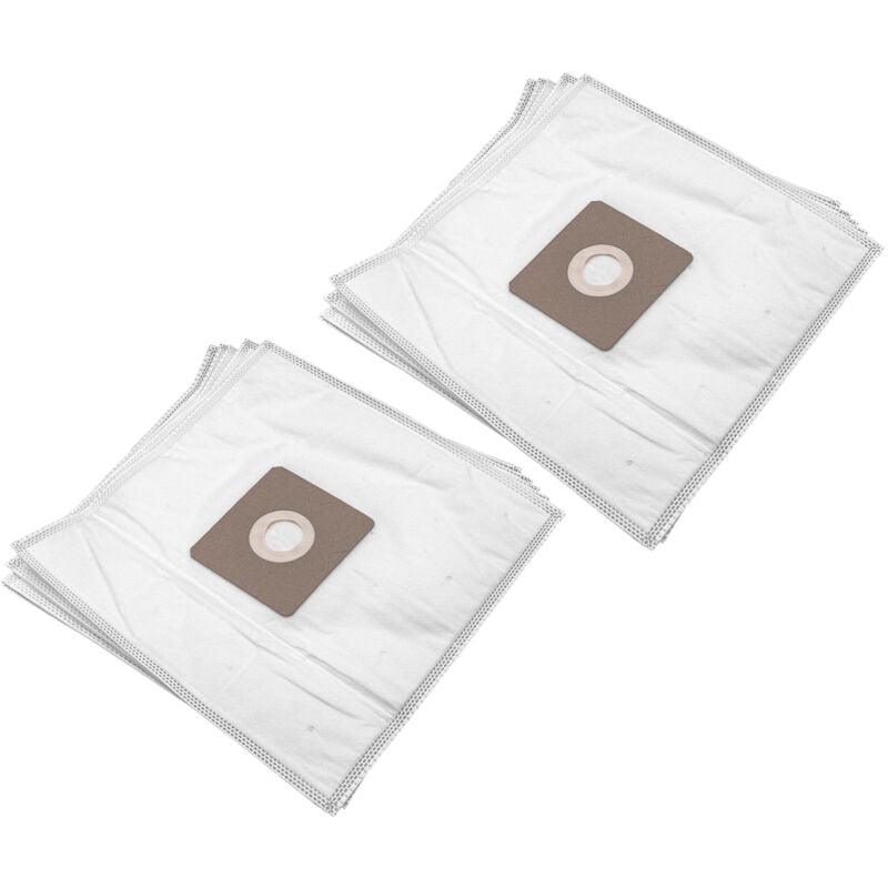 foto del prodotto vhbw 10x sacchetto compatibile con dirt devil beat 1, 1,1, 2, 2,1 aspirapolvere in microfibra, 31cm x 22,5cm, bianco