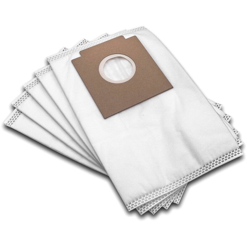 foto del prodotto vhbw 10x sacchetto compatibile con dirt devil m 7003 2 ultra marine, m 7003 3 chubby berry, m7003 aspirapolvere microfibra, 15,5cm x 24.6cm bianco
