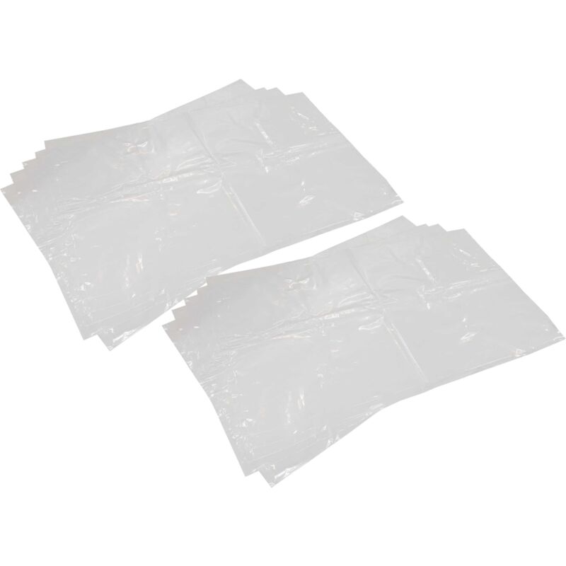 foto del prodotto vhbw 10x sacchetto compatibile con dustcontrol f 2500, f 3500, dc 3800 aspirapolvere polietilene, 85cm x 50cm trasparente