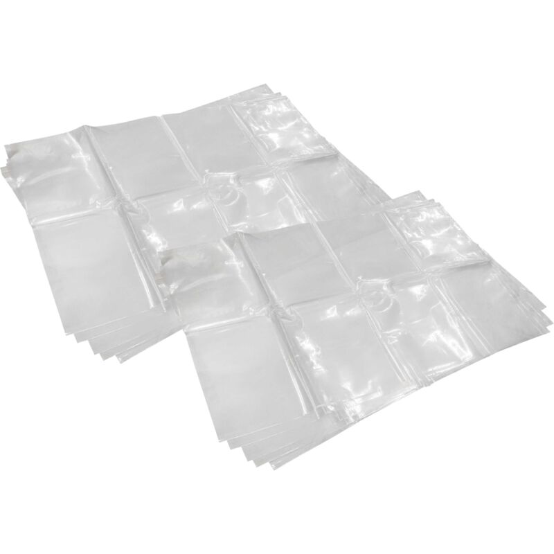 foto del prodotto vhbw 10x sacchetto compatibile con dustcontrol s 34000x, 11000, 21000, 32000 aspirapolvere polietilene, 110cm x 70cm trasparente