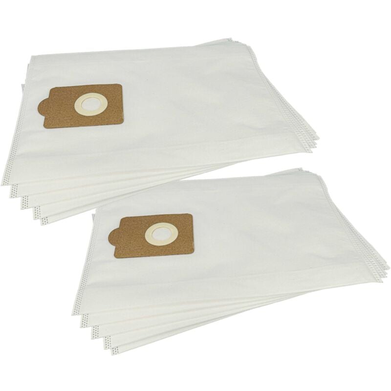 foto del prodotto vhbw 10x sacchetto compatibile con fakir nilco gs 1700, gs 1725, ph nix aspirapolvere microfibra, volume di 20 l, 47cm x 30cm bianco