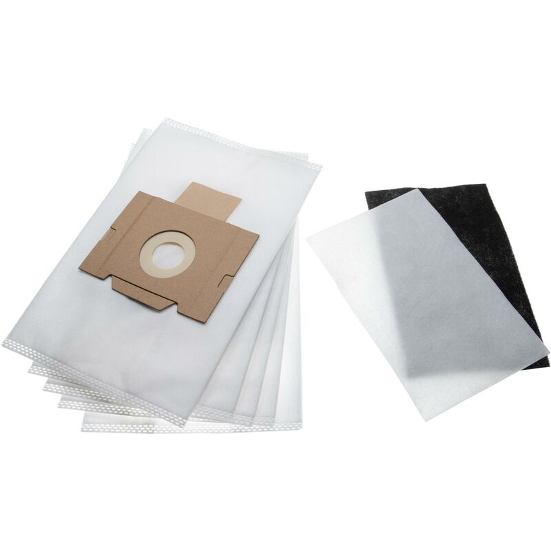 foto del prodotto vhbw 10x sacchetto compatibile con fakir sc 190, sc 210, sc ko power aspirapolvere microfibra, 29cm x 17,9cm bianco