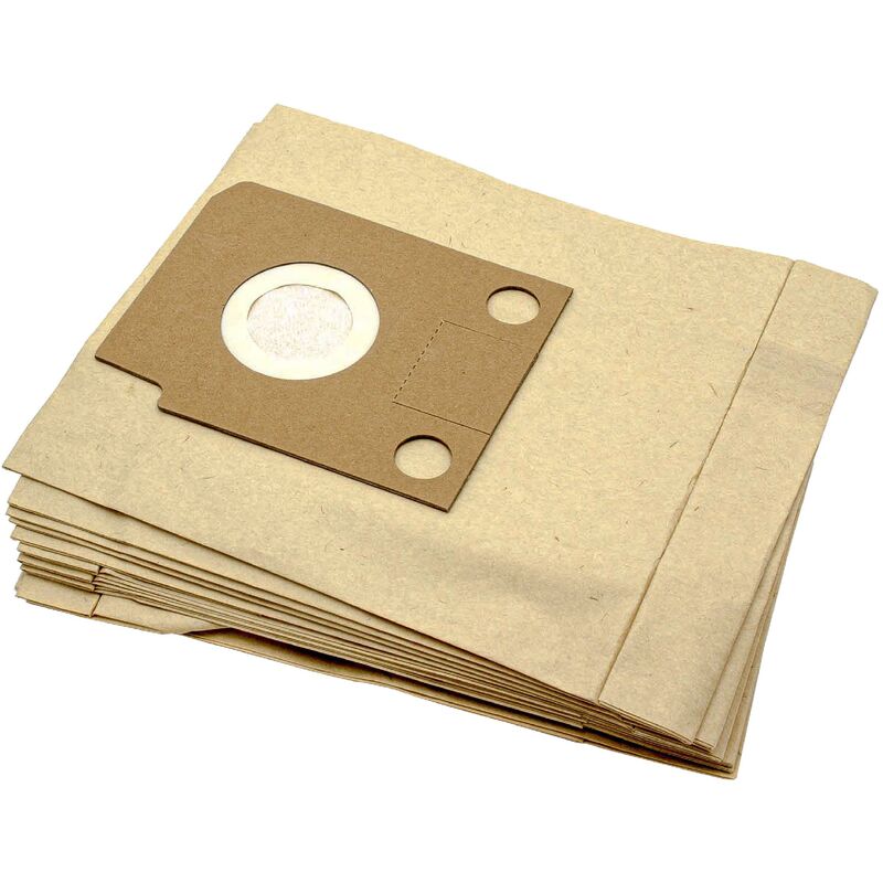 foto del prodotto vhbw 10x sacchetto compatibile con filterclean h 118 h118 aspirapolvere carta, 26cm x 21cm color sabbia