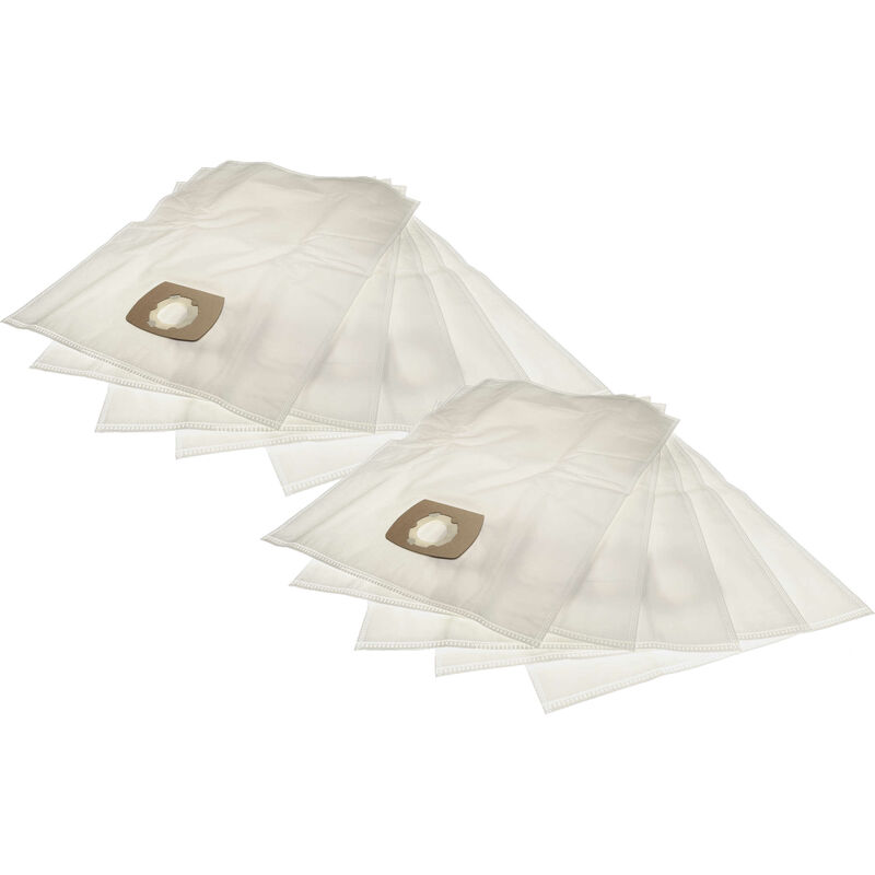 foto del prodotto vhbw 10x sacchetto compatibile con flex vc 25 l mc, vc 21 l mc, vc 35 l ac, s34, vc 26 l mc, s36, s47 aspirapolvere 44cm x 33cm bianco