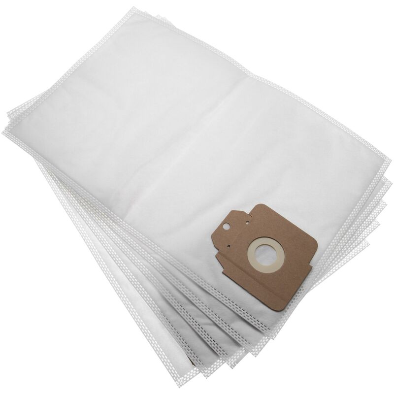 foto del prodotto vhbw 10x sacchetto compatibile con k rcher cv 38 2, cv 38 2 adv, cv 38 1 tornado aspirapolvere microfibra, 40,45cm x 25,6cm bianco