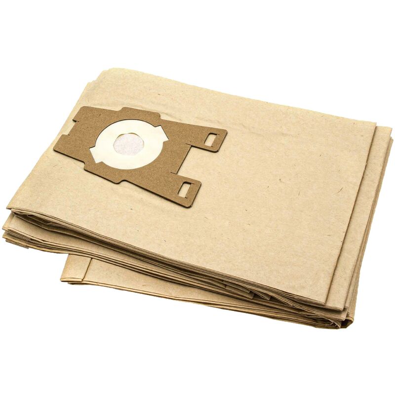 foto del prodotto vhbw 10x sacchetto compatibile con kirby generation 2, generation 3, generation 3 series aspirapolvere in carta, 32cm x 23cm, color sabbia