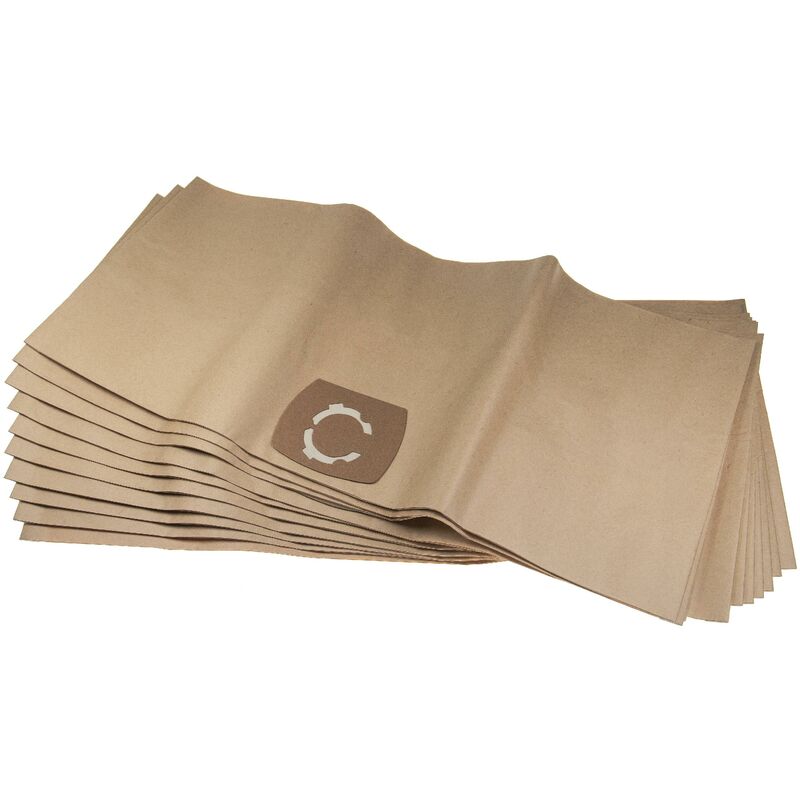 foto del prodotto vhbw 10x sacchetto compatibile con lux nt 30 l container aspirapolvere 33,1cm x 77,7cm beige