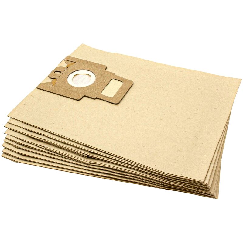 foto del prodotto vhbw 10x sacchetto compatibile con miele commodore, comfort s381, comfort xl s381 aspirapolvere in carta, 28,5cm x 22cm, color sabbia