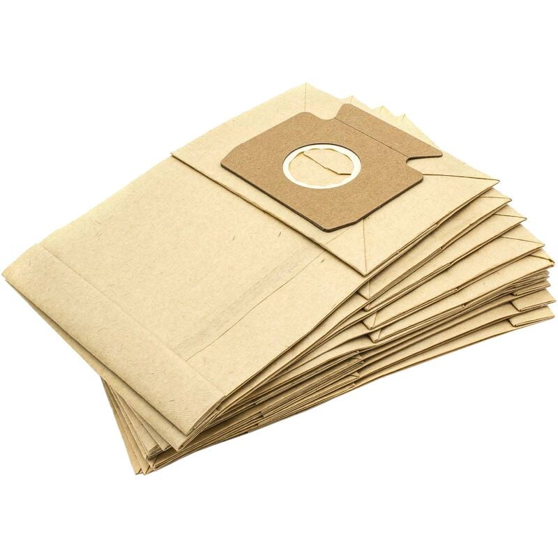 foto del prodotto vhbw 10x sacchetto compatibile con miele exquisit he, meteor 100, s125, mondia aspirapolvere carta, tipo b, 27cm x 13cm color sabbia