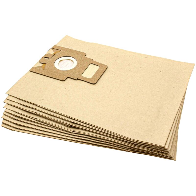 foto del prodotto vhbw 10x sacchetto compatibile con miele indigo xtra power 2100 aspirapolvere in carta, 28,5cm x 22cm, color sabbia