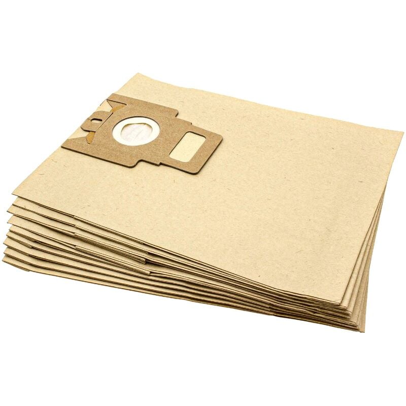 foto del prodotto vhbw 10x sacchetto compatibile con miele mondia m, c, js, mx, rs, s, sx, ts aspirapolvere in carta, 28,5cm x 22cm, color sabbia