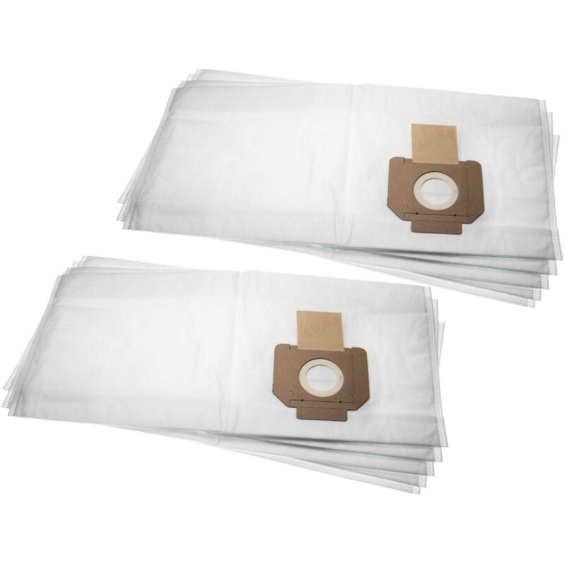 foto del prodotto vhbw 10x sacchetto compatibile con nilfisk alto ivb 3, 30 aspirapolvere microfibra, 27,9cm x 64,3cm bianco