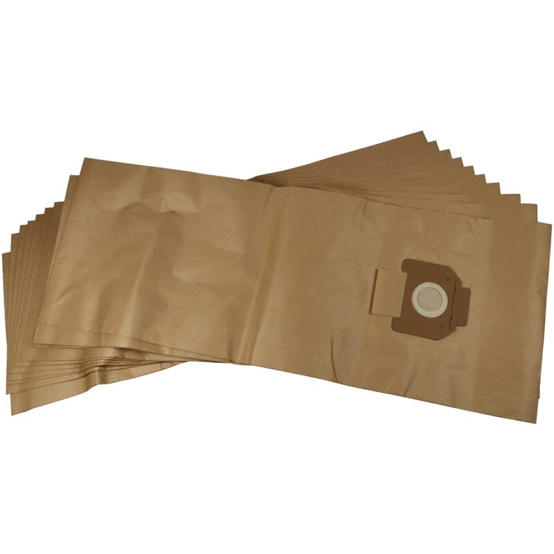 foto del prodotto vhbw 10x sacchetto compatibile con nilfisk attix 791 2m b1, 791 2m b1 aspirapolvere carta, 94cm x 35cm marrone