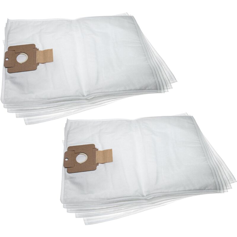 foto del prodotto vhbw 10x sacchetto compatibile con nilfisk eliminator1, gd 320, iq215, ewd300s, gwd 325 aspirapolvere microfibra, 53,3cm x 39,8cm bianco