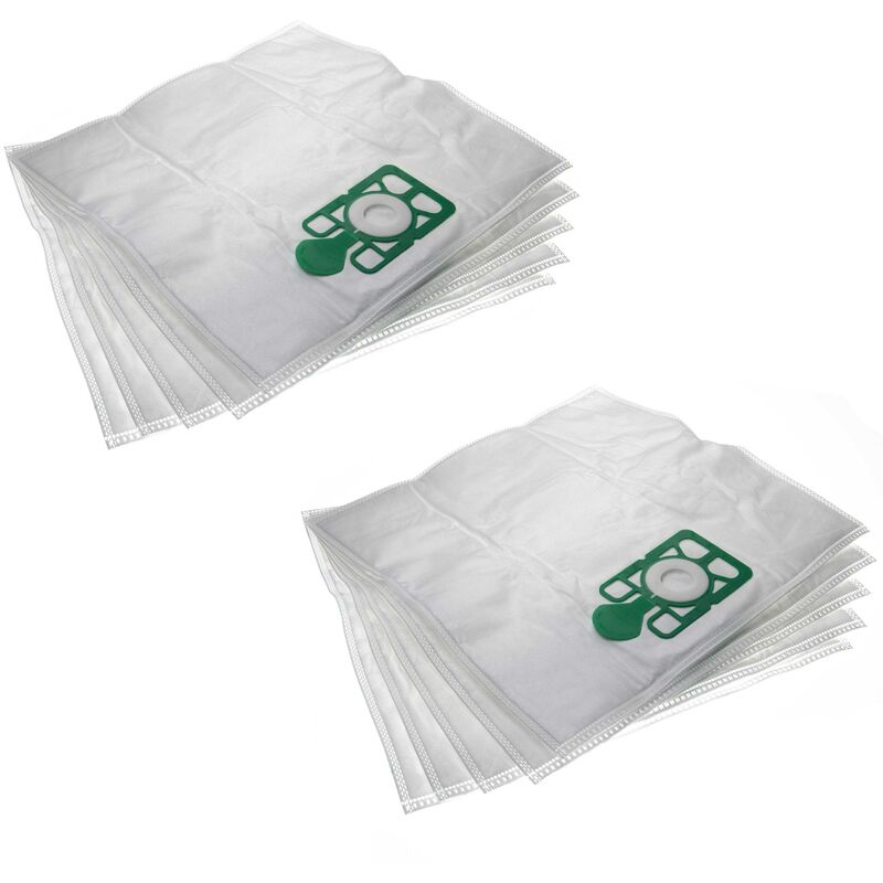 foto del prodotto vhbw 10x sacchetto compatibile con numatic dbq 360 2, dbq 360 aspirapolvere microfibra, 43cm x 43cm bianco