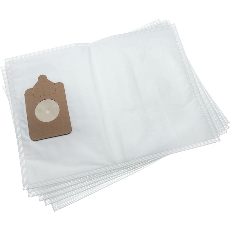 foto del prodotto vhbw 10x sacchetto compatibile con numatic nnv 200, nnv 204, npv 180 22, nqs 200 aspirapolvere microfibra, 39cm x 29,85cm bianco