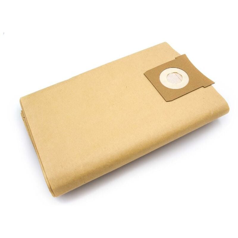 foto del prodotto vhbw 10x sacchetto compatibile con parkside pnts 1500 30 4, 35 5, 23e, 30 7, 30 6, a1, 30 9, 30 8 aspirapolvere carta, 83cm x 37cm marrone