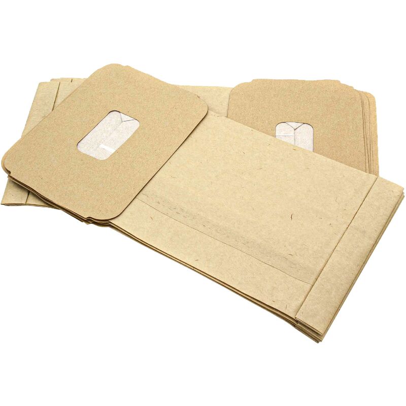 foto del prodotto vhbw 10x sacchetto compatibile con philips p 56, 57, 58, 59, 65, 66, 67, 68, 69, 70, 71, 72, 73, 74 aspirapolvere in carta, 32cm x 17,5cm
