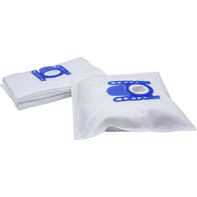 foto del prodotto vhbw 10x sacchetto compatibile con profilo vs 5 pt 02 07 aspirapolvere in microfibra, 27cm x 20cm, bianco blu