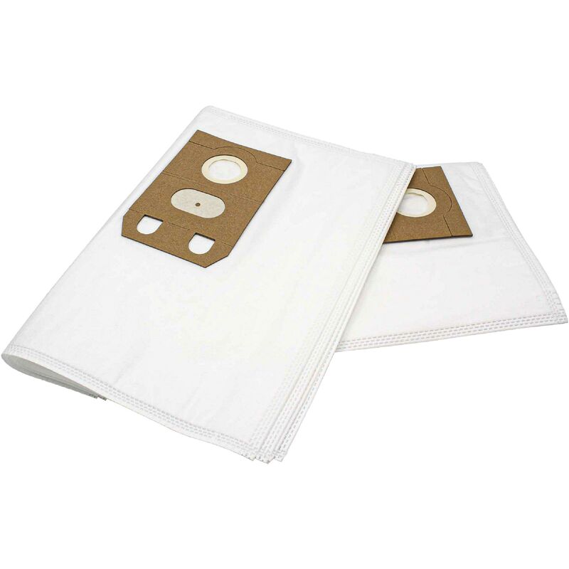 foto del prodotto vhbw 10x sacchetto compatibile con progress p2000, p213, p223e, p246s, p247s, p309, p319e aspirapolvere in microfibra, 33cm x 23cm, bianco