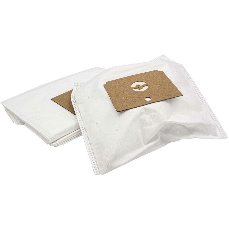 foto del prodotto vhbw 10x sacchetto compatibile con progress pr 9, pr9 aspirapolvere in microfibra, 31cm x 22cm, bianco