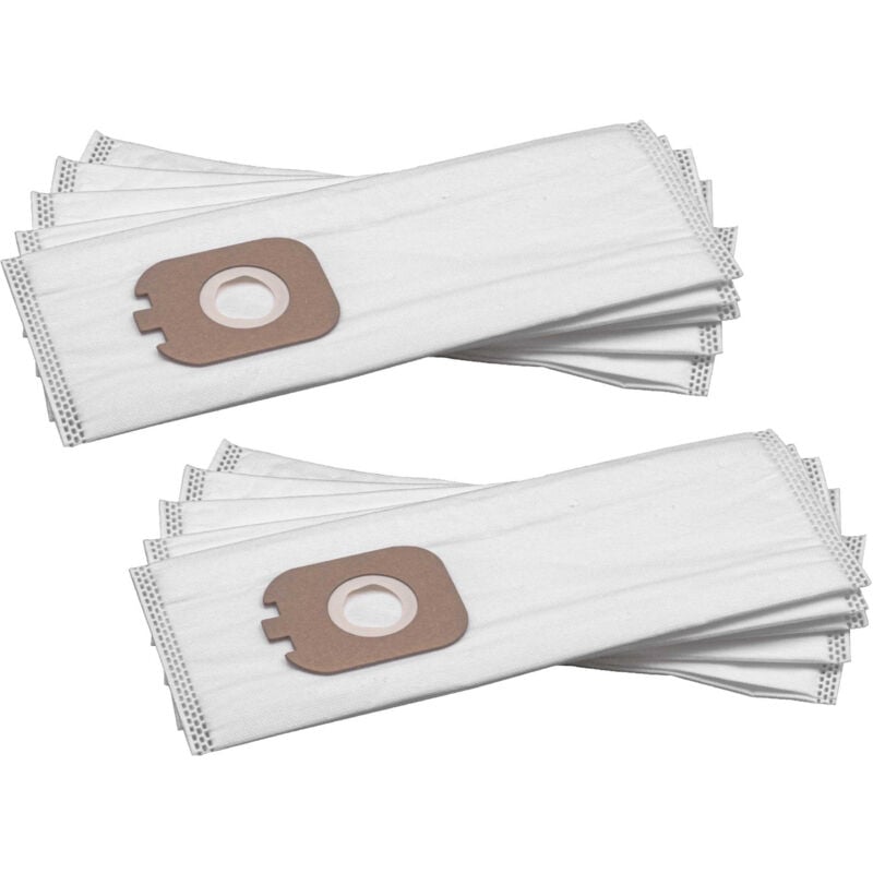 foto del prodotto vhbw 10x sacchetto compatibile con rowenta comfortline 7416 ia, 7426 ia, rh7403 ia, rh 7456 aspirapolvere in microfibra, 30cm x 13cm, bianco