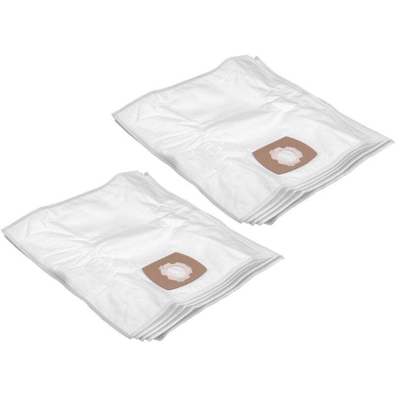 foto del prodotto vhbw 10x sacchetto compatibile con salco stc 1800, stc 2000, stc 2206, vcs 1800 aspirapolvere in microfibra, 24,9cm x 21,9cm, bianco