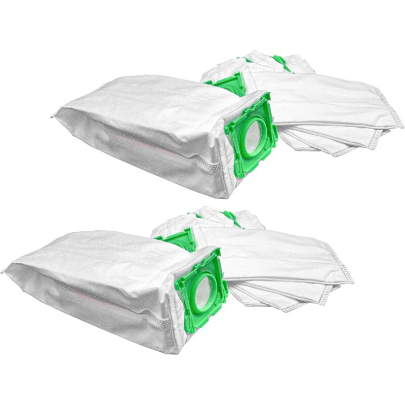 foto del prodotto vhbw 10x sacchetto compatibile con sebo airbelt k3, k3 eco comfort, k3 premium, k3 vulcano aspirapolvere in microfibra, 29cm x 14cm, bianco