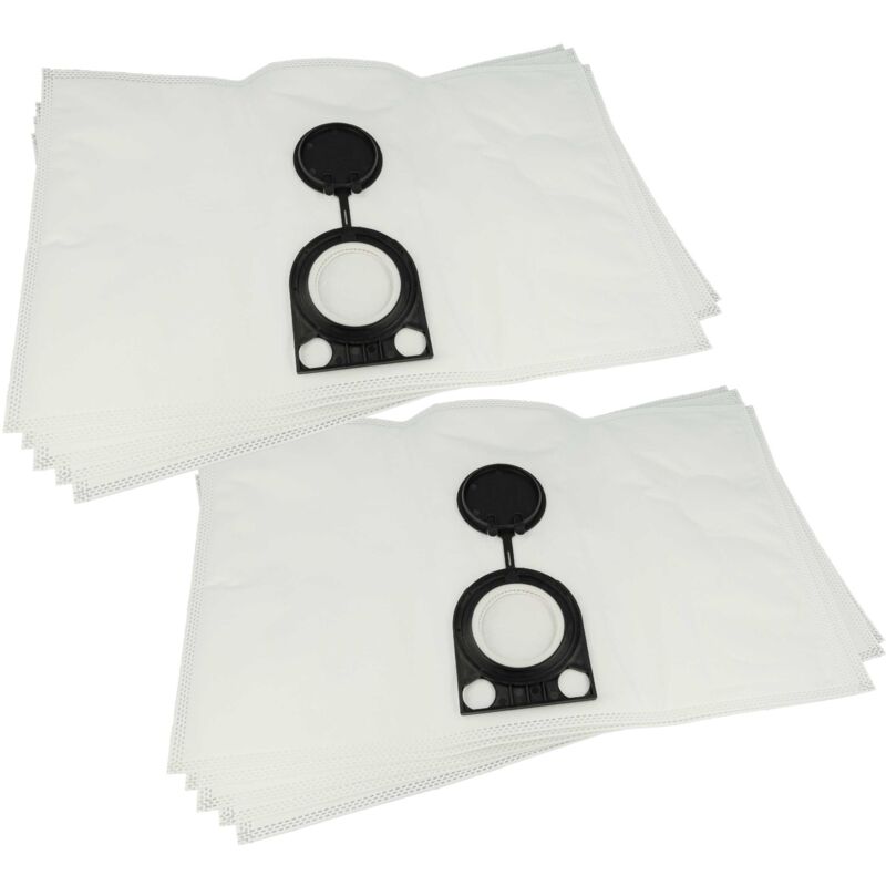 foto del prodotto vhbw 10x sacchetto compatibile con starmix nsg uclean adl 1420 ehp aspirapolvere microfibra, volume di 20 l, 31cm x 51cm bianco