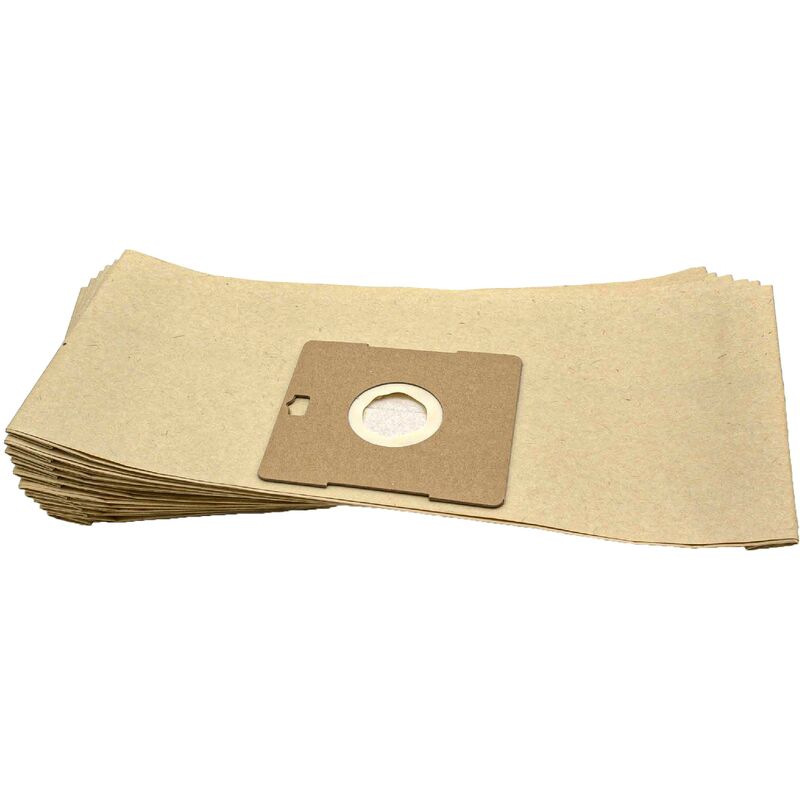 foto del prodotto vhbw 10x sacchetto compatibile con trisa hurricane 9063, picup 9059, picup 9075, power plus 9049 aspirapolvere in carta, 35cm x 16cm