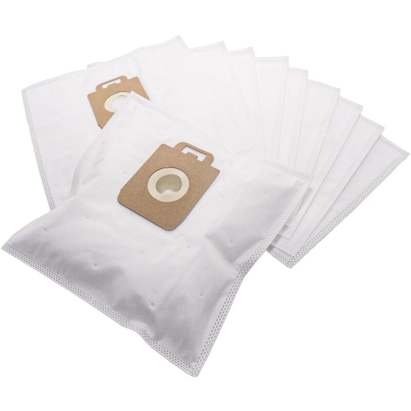 foto del prodotto vhbw 10x sacchetto compatibile con volta modelys, quickstop aspirapolvere microfibra, 32cm x 19cm bianco
