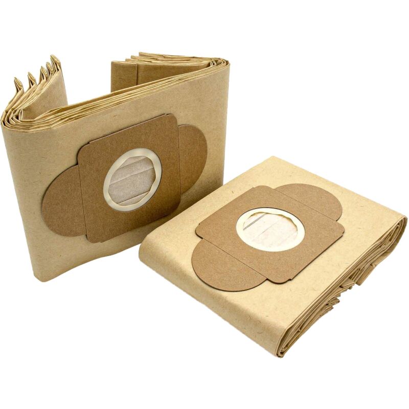 foto del prodotto vhbw 10x sacchetto compatibile con wetrok bantam 6 aspirapolvere in carta, 21,5cm x 16cm, color sabbia