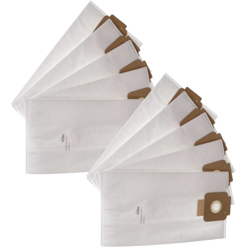 foto del prodotto vhbw 10x sacchetto dell aspirapolvere compatibile con columbus st 7 aspirapolvere in microfibra, 40,8cm x 22,8cm, bianco