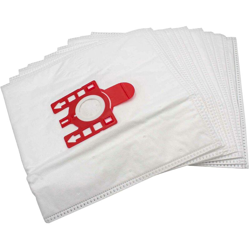 foto del prodotto vhbw 10x sacchetto dell aspirapolvere sacchetto compatibile con hoover arianne h 30, t 2000, 2001 aspirapolvere in microfibra, 28cm x 20cm, bianco