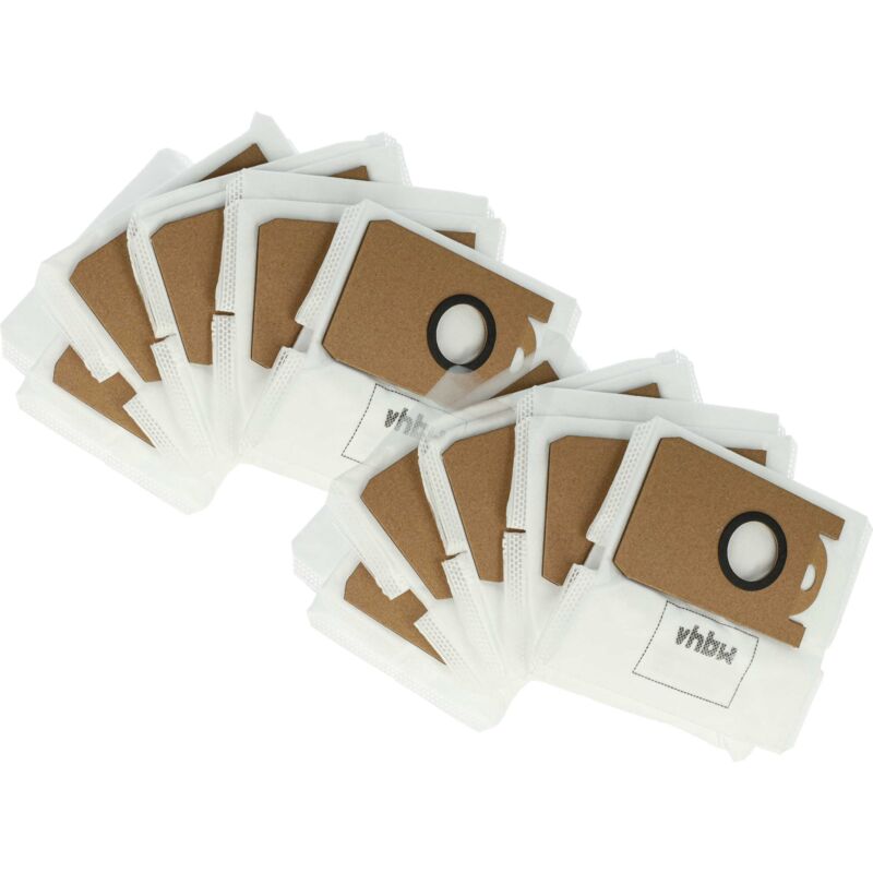 foto del prodotto vhbw 10x sacchetto per la polvere compatibile con proscenic m8 pro, m7 max, m7 pro robot aspirapolvere sacchetto per la stazione di aspirazione