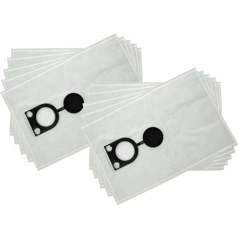 foto del prodotto vhbw 10x sacchetto sostituisce bosch 2607432037 per aspirapolvere microfibra, 50cm x 33cm bianco