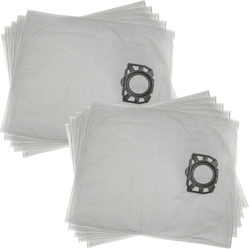 foto del prodotto vhbw 10x sacchetto sostituisce k rcher 2.863 314.0, kfi 357 per aspirapolvere microfibra, 53cm x 44cm bianco