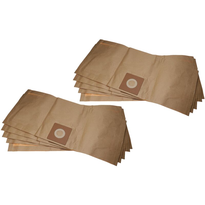 foto del prodotto vhbw 10x sacchetto sostituisce k rcher 6.906 106.0 per aspirapolvere 30cm x 40cm marrone